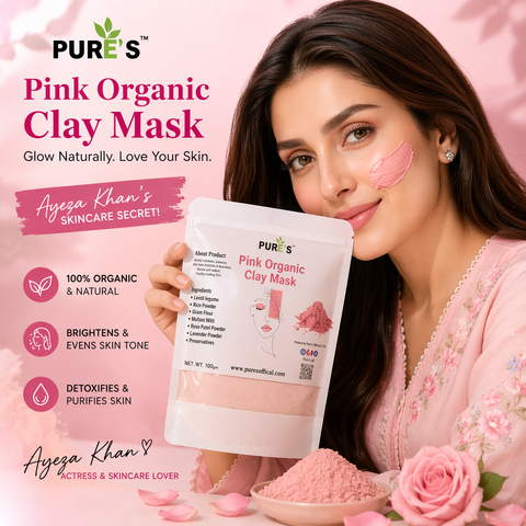 Pink Organic Clay Mask