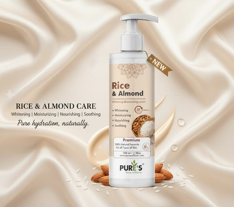 Rice & Almond Whitening + Moisturizing Lotion