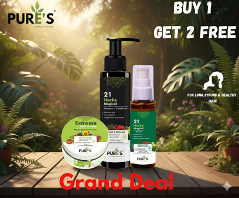 Buy 1 Get 2 Free Extreme Hair Growth Trio