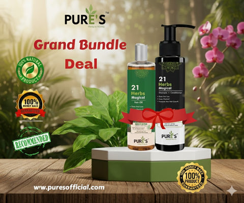 Combo 21 Herbs Magical Shampoo & Oil Deal